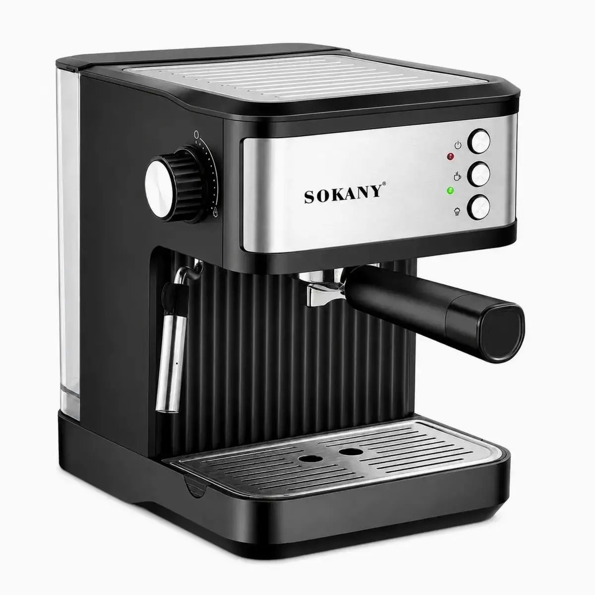 Кавомашина SOKANY SK-04029 15 бар 850 Вт з капучинатором та резервуаром 1.8 л