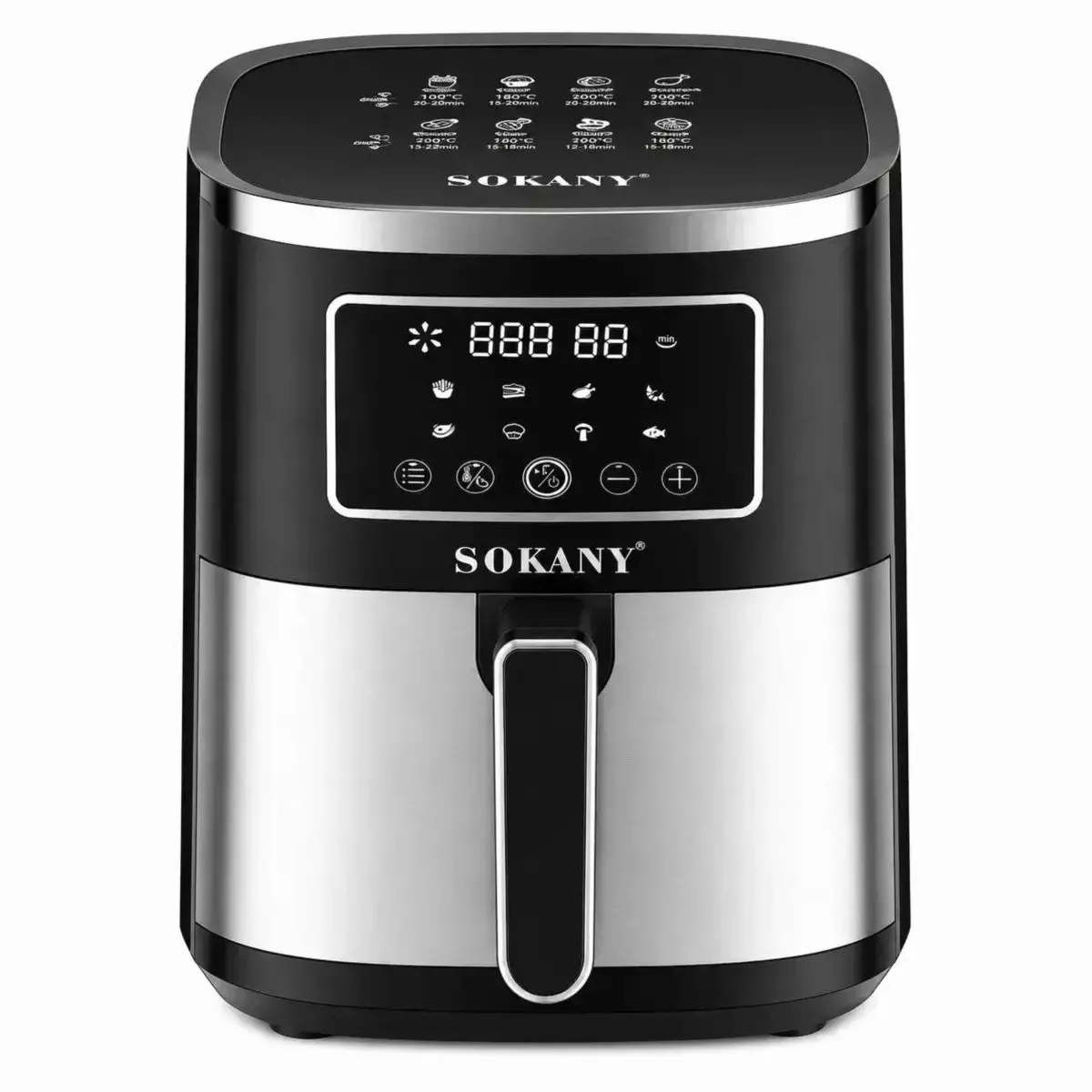 Аерофритюрниця SOKANY SK-10052 1700 Вт 8 л із сенсорним керуванням