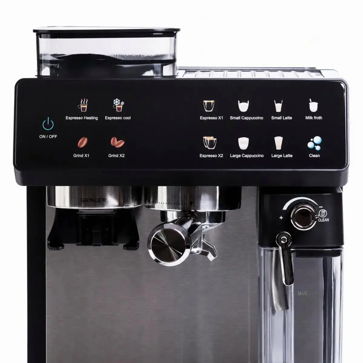 Кавомашина SOKANY SK-04032 4 в 1 1800 Вт 20 бар для еспресо, капучино та лате, 2.6 л