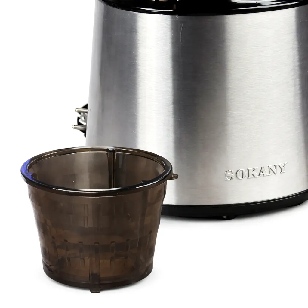 Шнековий соковитискач SOKANY SK-01010, 800 Вт, з функцією приготування сорбету, 0.6 л