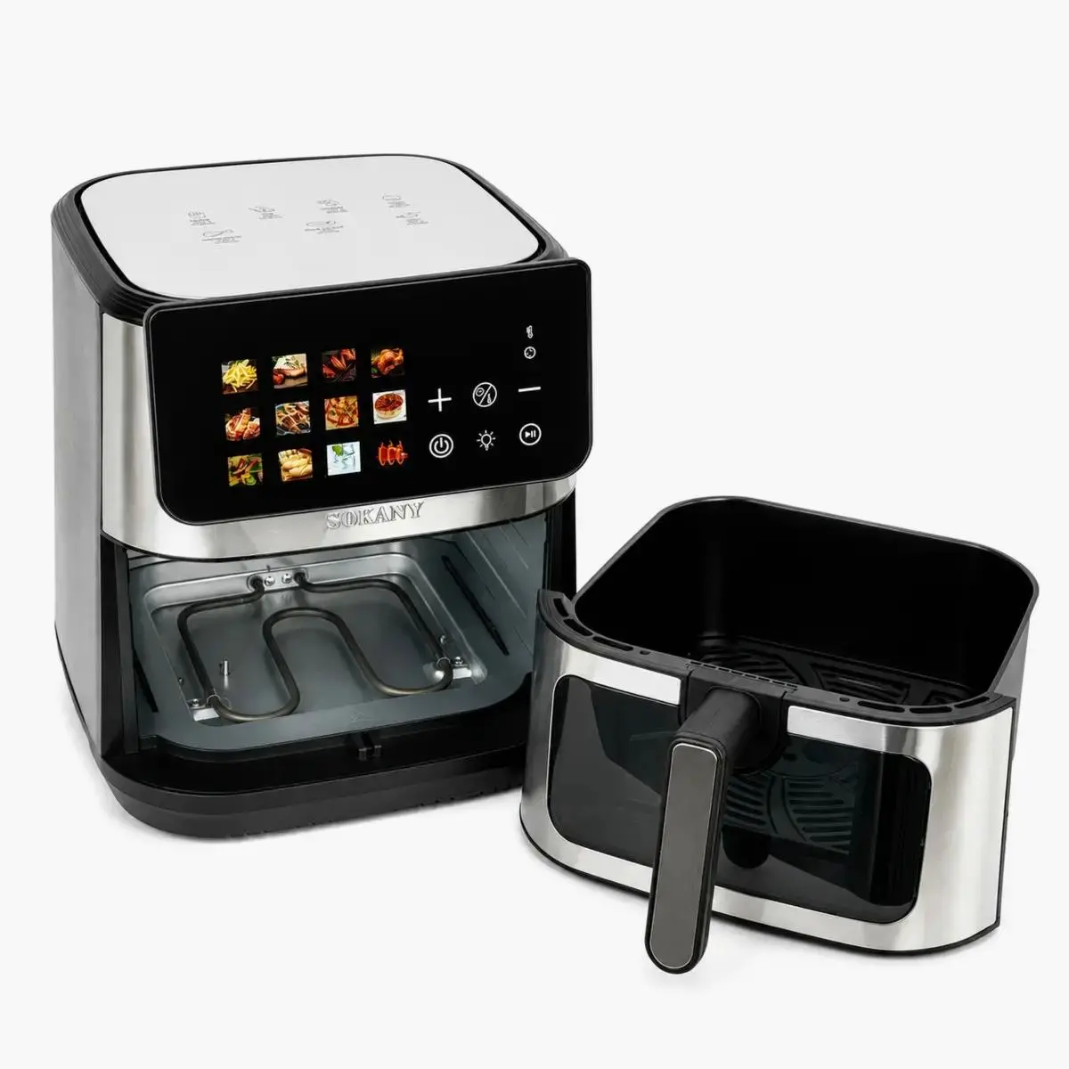 Аерофритюрниця-мультипіч SOKANY SK-10115, 12 л, 2600 Вт, антипригарна чаша